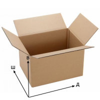Гофрокороб 365*175*45 мм, Т-23, бурый